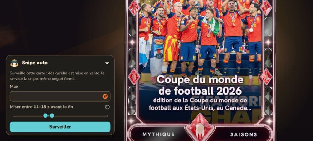 Capture : Cartes surveillées